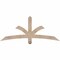 Ekena Millwork Davenport Smooth Timber Gable Bracket, Douglas Fir, 60"W x 25"H x 3 1/2"D x 3 1/2"F, 10/12 Pitch GBW060X25X0404DAV00SDF - alternate 1